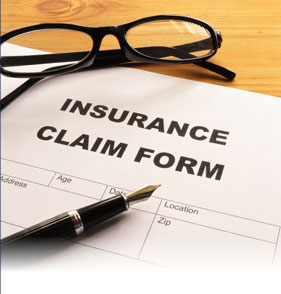 stock photo of insurance claim form